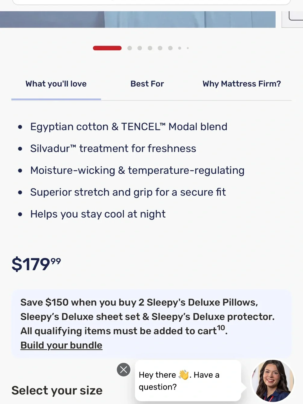 Deluxe Cool Stretch Sheet Set — Light Blue